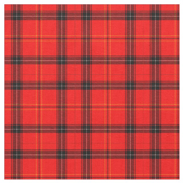 Tissu de carton noir et rouge (Tartan) (Fermer)