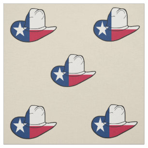Tissu de casquette de cowboy de drapeau du Texas