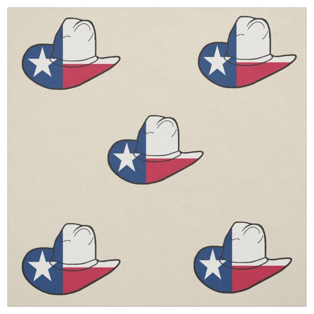 Tissu de casquette de cowboy de drapeau du Texas (Échantillon)