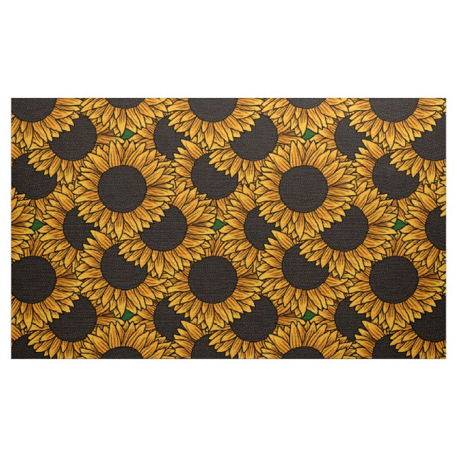 Tissu de champ de tournesols (Yard)