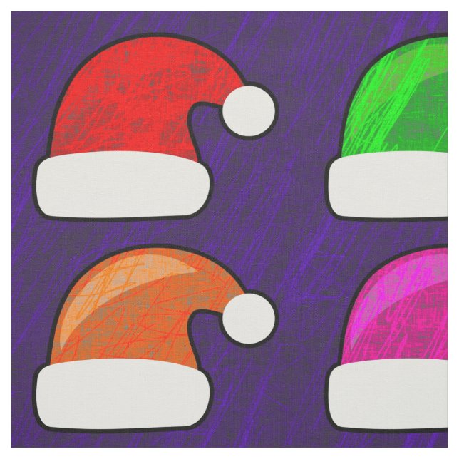 tissu de chapeaux santa (Échantillon)