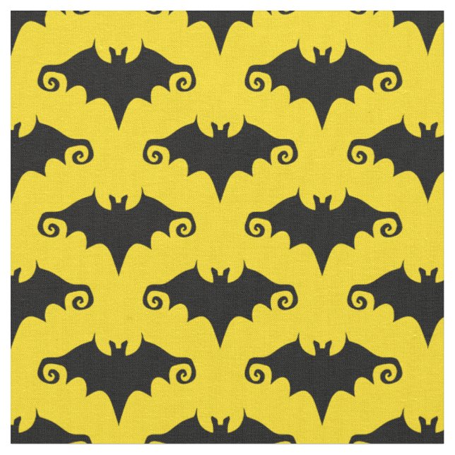 tissu de chauves-souris jaune (Fermer)
