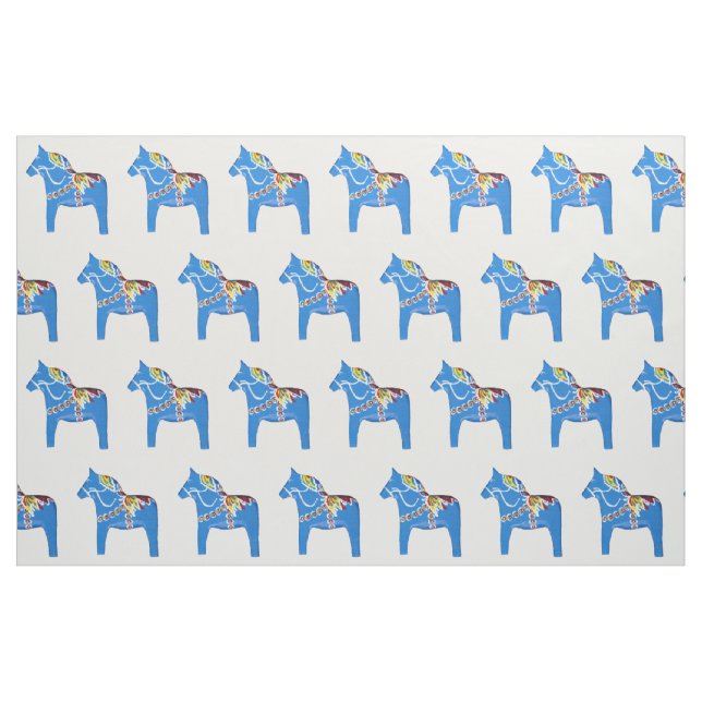 Tissu de Cheval Bleu (Fat Quarter)