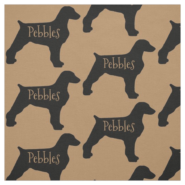 Tissu de chien breton personnalisé (Échantillon)