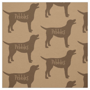Tissu de chien du laboratoire de chocolat personna