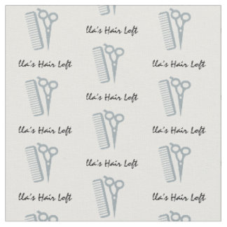 Tissu de cisaillement gris du coiffeur personnalis