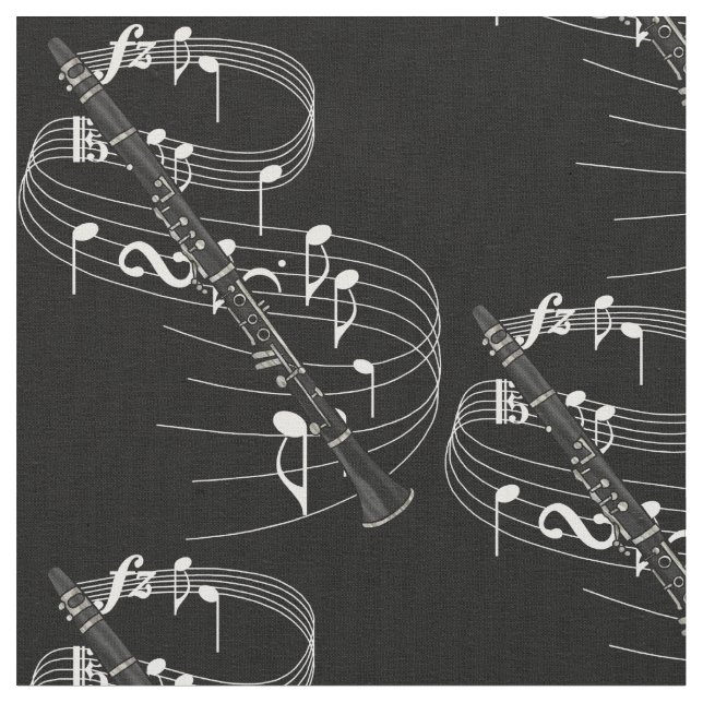 Tissu de clarinette - obscurité (Fermer)