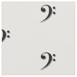 Tissu de clef basse par Leslie Harlow