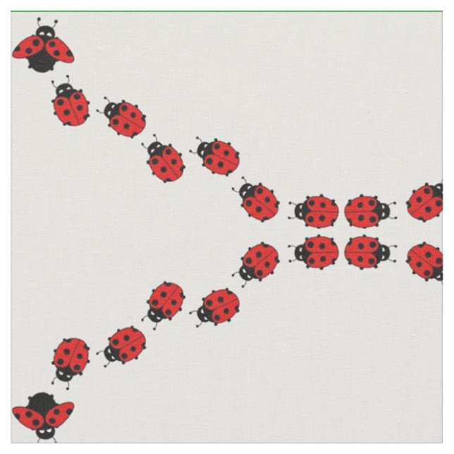 Tissu de coccinelle (Fermer)