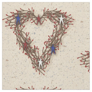 Tissu de coeur Patriotique Pip Berry