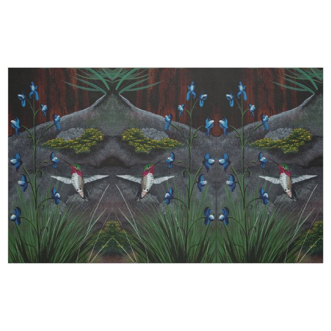 Tissu de colibri de Calliope (Fat Quarter)