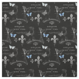 Tissu de collage de papillons de Toujours Paris