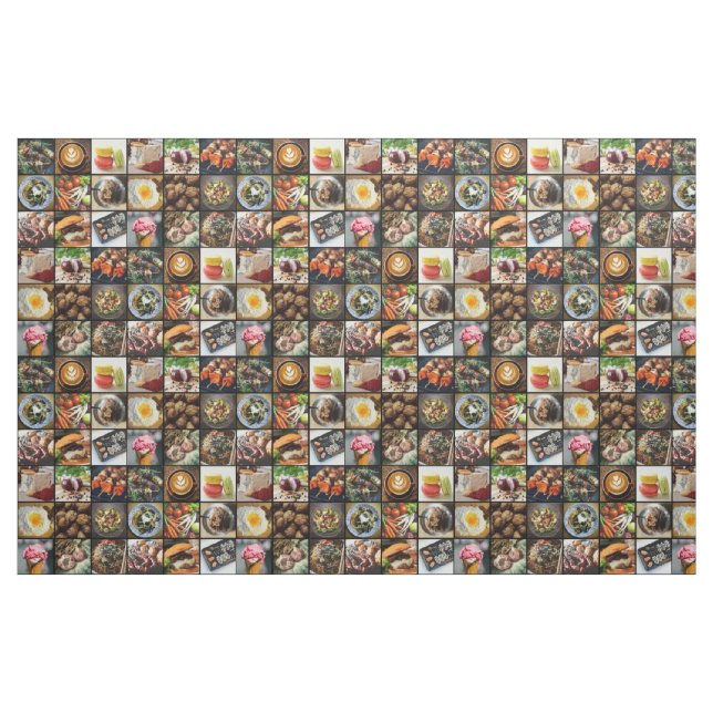 Tissu de collage de photo de fin gourmet (Fat Quarter)