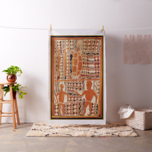 Tissu de concepteur tribal maori