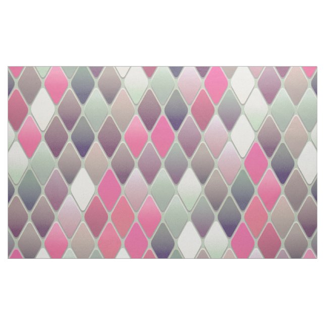 Tissu de conception géométrique, Twill de coton (l (Yard)