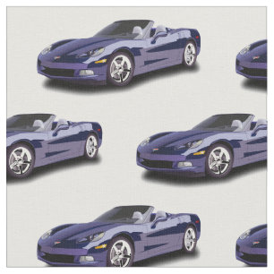 Tissu de convertible de Corvette