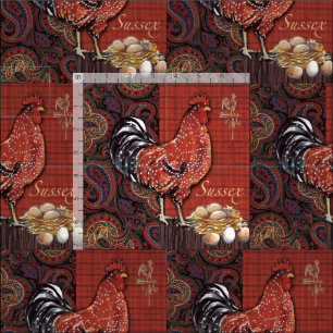 Tissu de coq