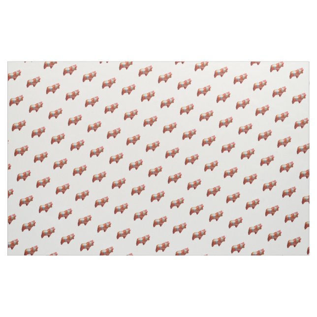 Tissu de coton Dala Horse (Yard)