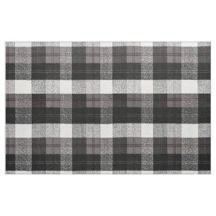 Tissu de coton large de 56 pouces Xmas Baffalo Pla