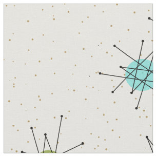 Tissu de coton peigné par Starbursts atomique