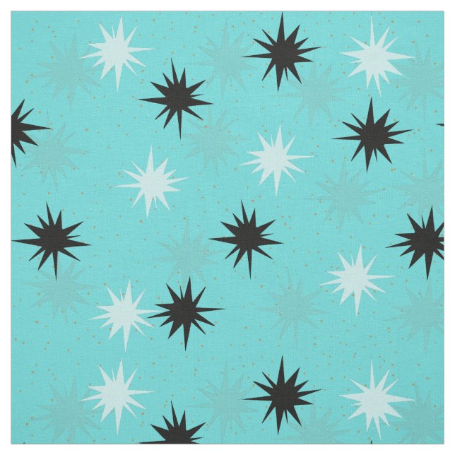 Tissu de coton peigné par Starbursts atomique de (Échantillon)