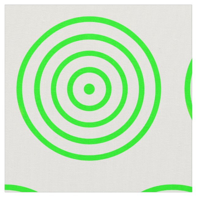 Tissu de coton peint avec conception circulaire (Fermer)