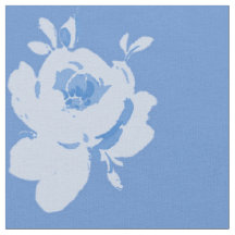 Tissu de coton peint en bleu d'Emalyn 2