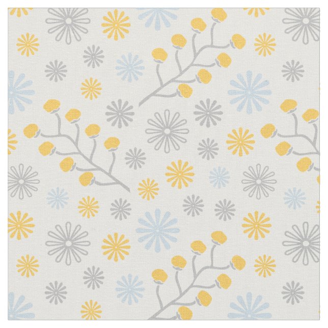 Tissu de coton scandinave moderne (56 po de largeu (Fermer)