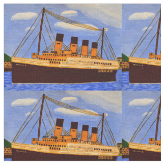 Tissu de coton Titanic de navire