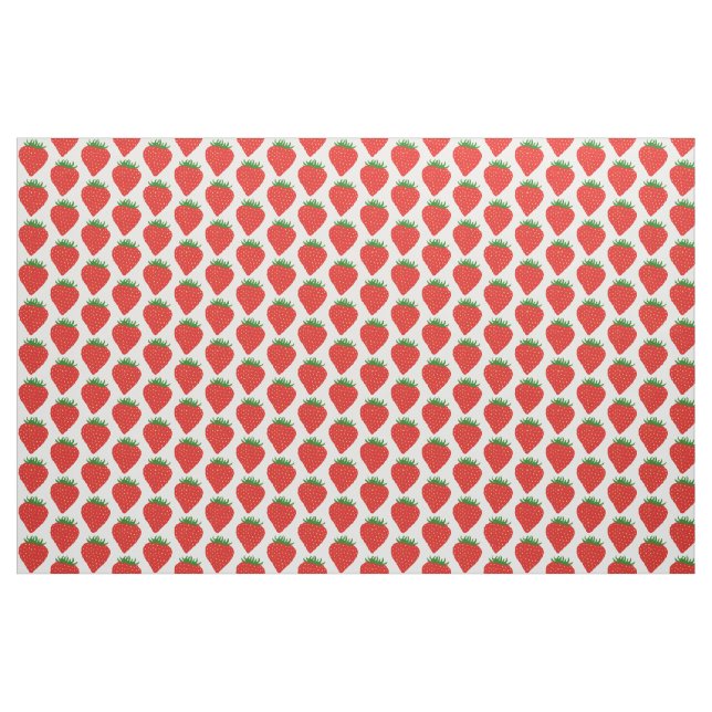 Tissu de couleur personnalisée simple fraise (Yard)
