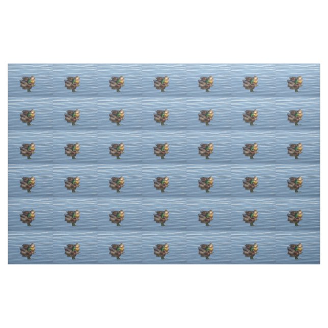 Tissu de couples de canard de Mallard (Fat Quarter)