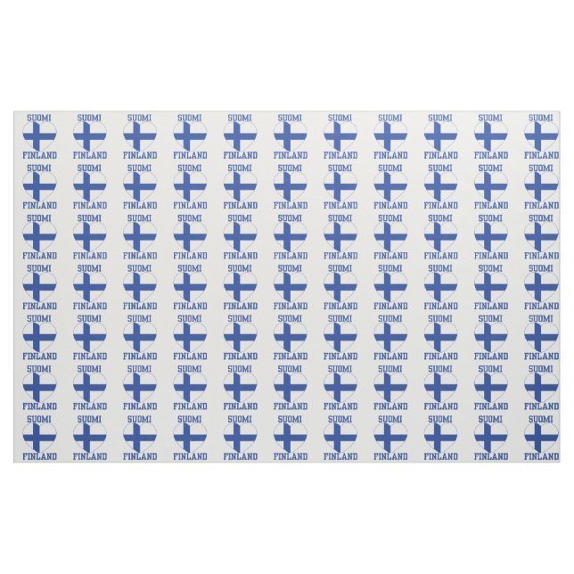 Tissu de coutume de SUOMI FINLANDE (Yard)