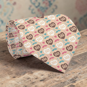 Tissu de cravate pour la fête des pères Papa