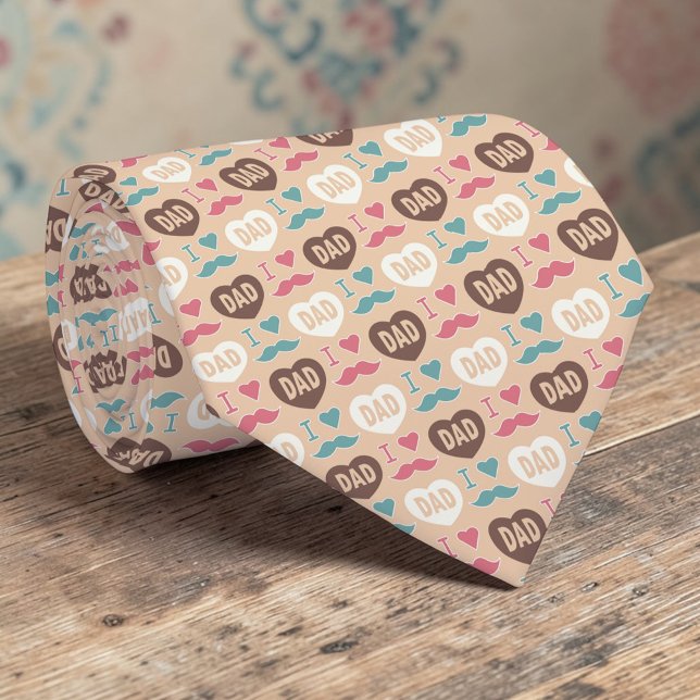 Tissu de cravate pour la fête des pères Papa (Créateur téléchargé)