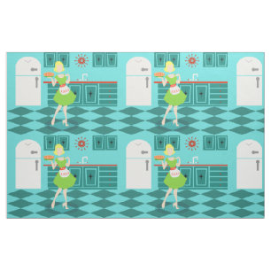 Tissu de cuisine rétro