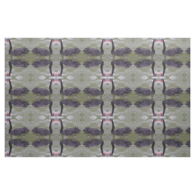 Tissu de cygne noir (Fat Quarter)
