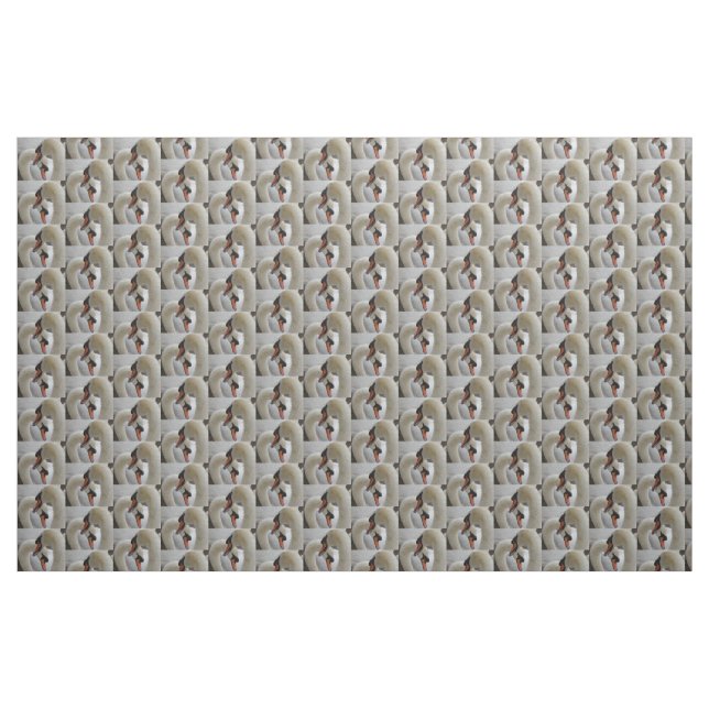 Tissu de cygnes blancs (Yard)