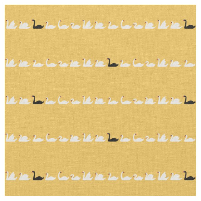 Tissu de cygnes de lac swan petit (Fermer)