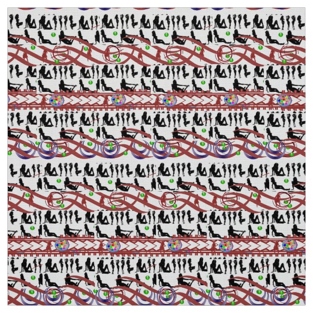 tissu de danse pour dames customisées (Échantillon)