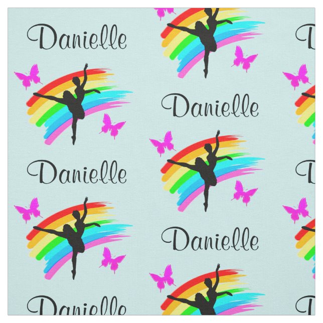 TISSU DE DANSER PERSONNALISÉ BLUE RAINBOW (Échantillon)