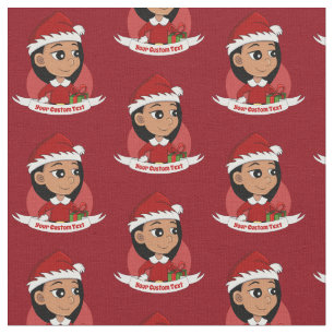 Tissu de dessin animé de Noël
