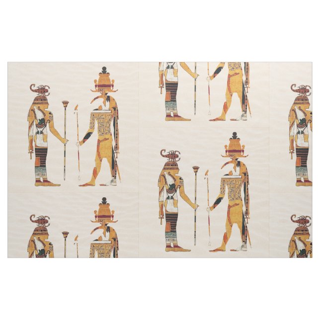Tissu de dieux d'Egypte antique (Fat Quarter)