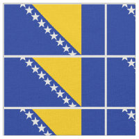 Tissu de drapeau patriotique Bosnie Herzégovine