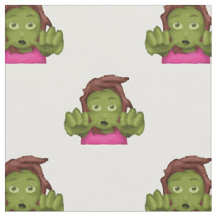tissu de femme emoji zombie