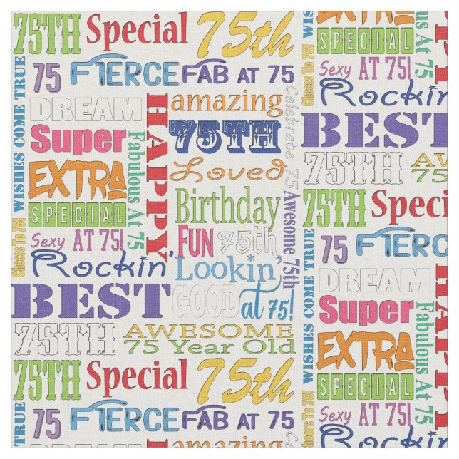 Tissu De fête d'anniversaire cadeaux uniques et (Fermer)