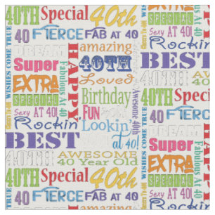 Tissu De fête d'anniversaire cadeaux uniques et
