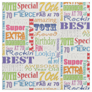 Tissu De fête d'anniversaire cadeaux uniques et