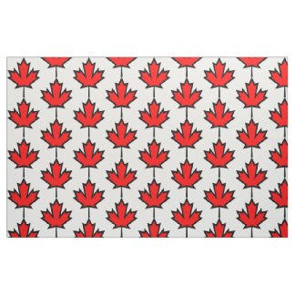 Tissu de feuille d'érable canadien