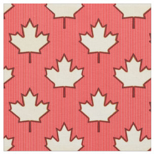 Tissu de feuille d'érable canadien
