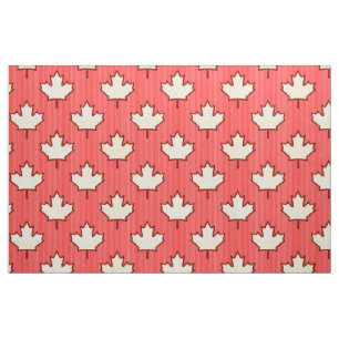 Tissu de feuille d'érable canadien